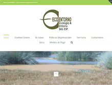 Tablet Screenshot of ecoentorno.com